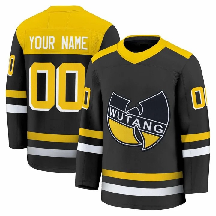 Wu-Tang Clan Black Custom Jersey - All Stitched