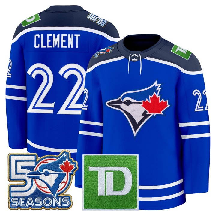 Ernie Clement #22 Toronto Blue Jays Royal Jersey - All Stitched