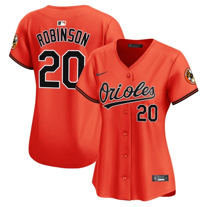 Frank Robinson #20 Baltimore Orioles Orange Jersey - All Stitched