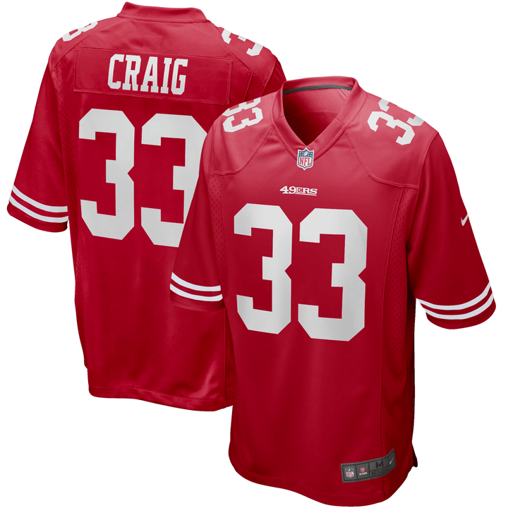 Roger Craig #33 San Francisco 49ers Red Jersey - All Stitched