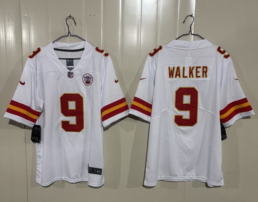 Men’s Kansas City Chiefs #9 Kenneth Walker III Red 2026 Vapor Untouchable Limited Stitched Football Jersey