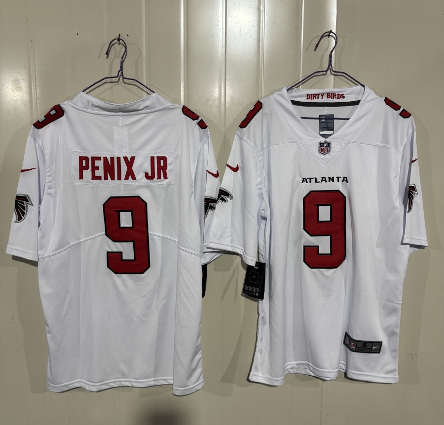 Men's Atlanta Falcons #9 Michael Penix Jr. White 2026 New Vapor Untouchable Limited Stitched Football Jersey