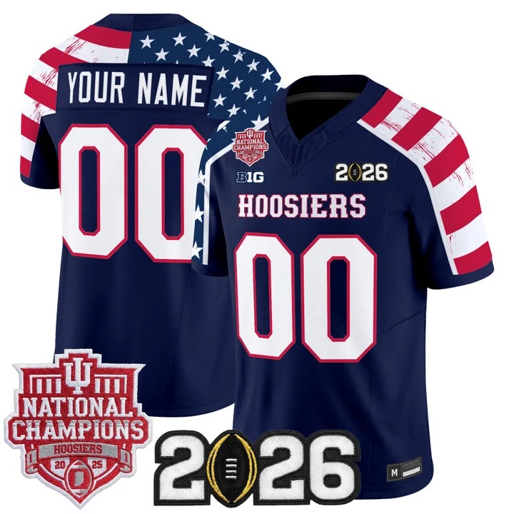 Indiana Hoosiers America 250 Edition Vapor Limited Custom Jersey - Stitched