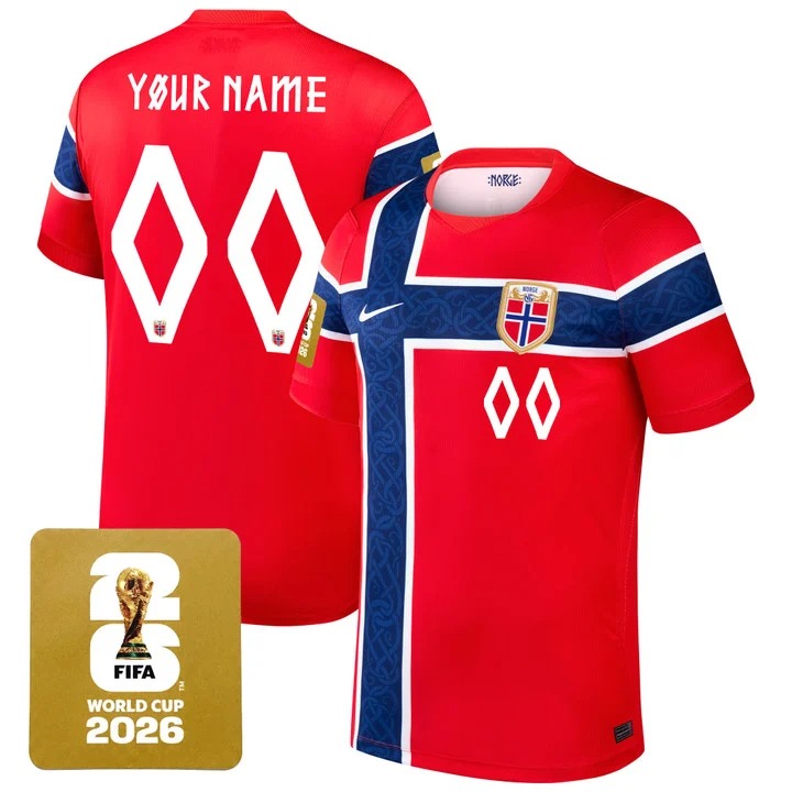 Norway 2026 World Cup National Team Custom Jersey Red
