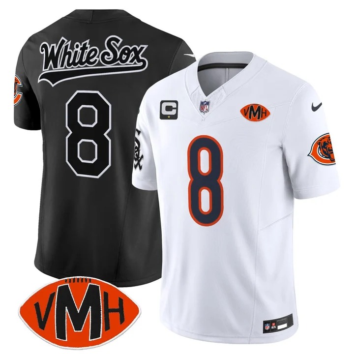 #8 Chicago Bears & Chicago White Sox Mix Vapor FUSE Limited Football Jerseys - All Stitched