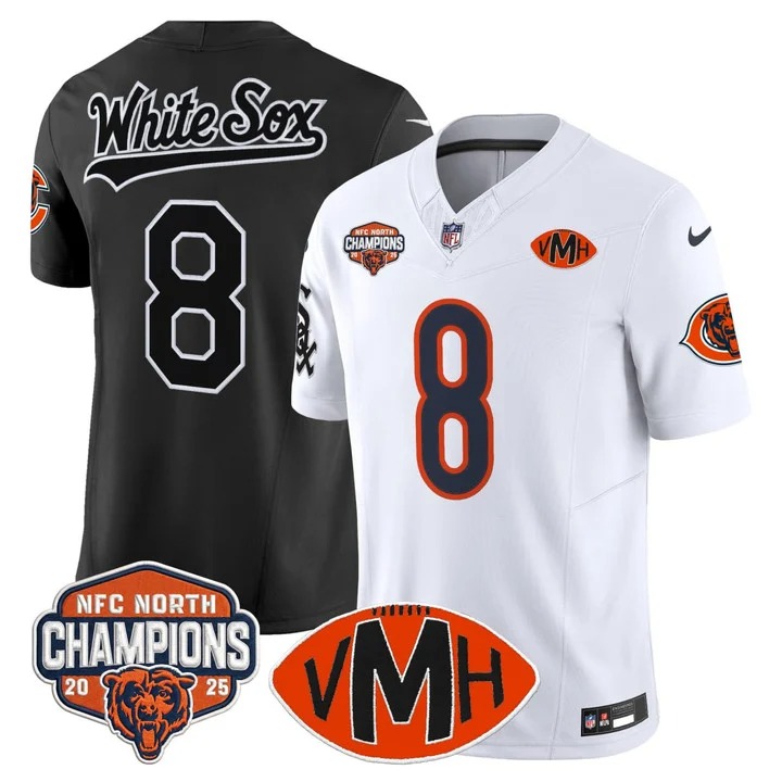 #8 Chicago Bears & Chicago White Sox Mix Vapor FUSE Limited Football Jersey - All Stitched
