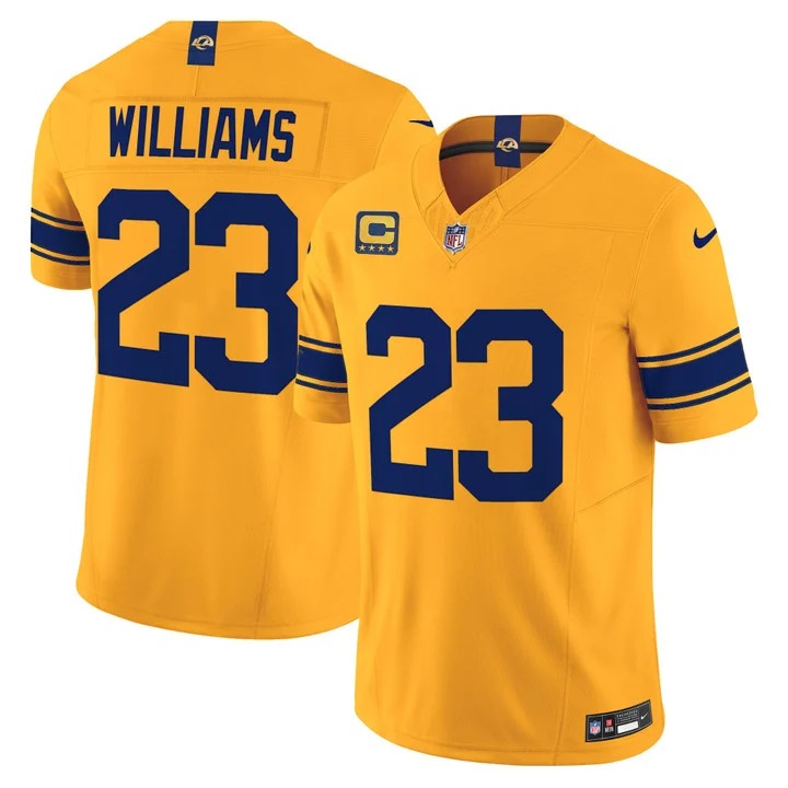 Los Angeles Rams #23 Kyren Williams 2026 Alternate Vapor Limited Jersey - All Stitched