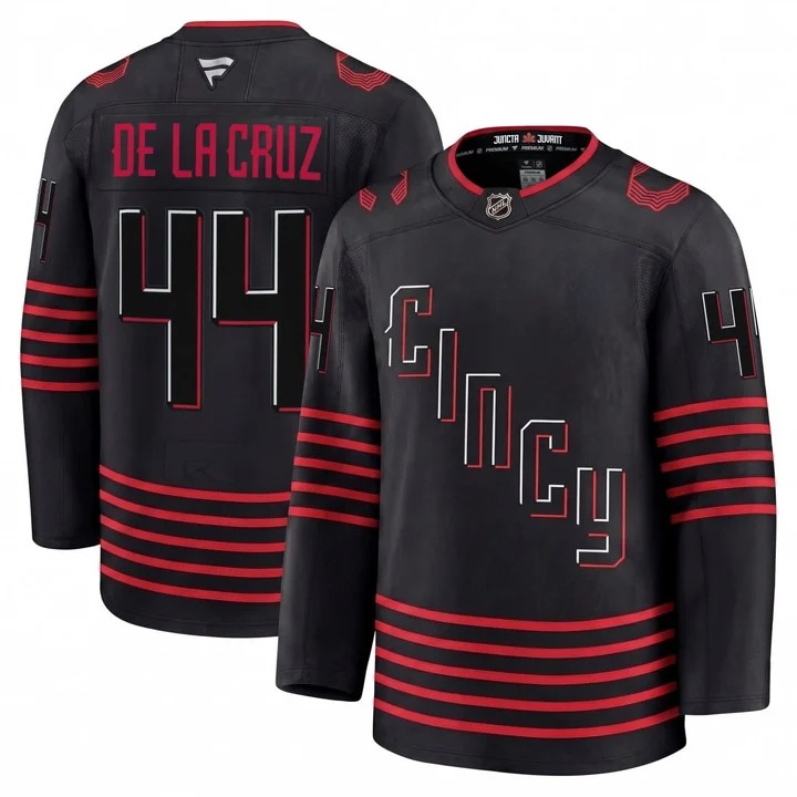 Elly De La Cruz #44 Cincinnati Reds Hockey Jersey - All Stitched