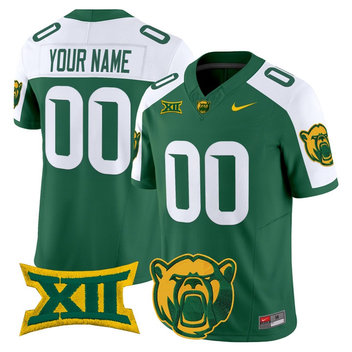 Baylor Bears 2026 Vapor Limited Custom Jersey Green Alternate - All Stitched