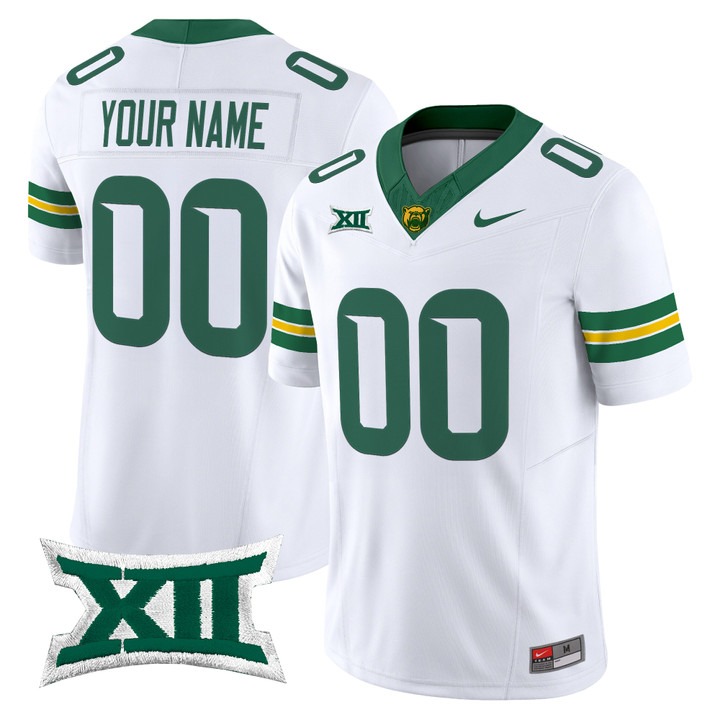 Baylor Bears 2026 Vapor Limited Custom Jersey White - All Stitched