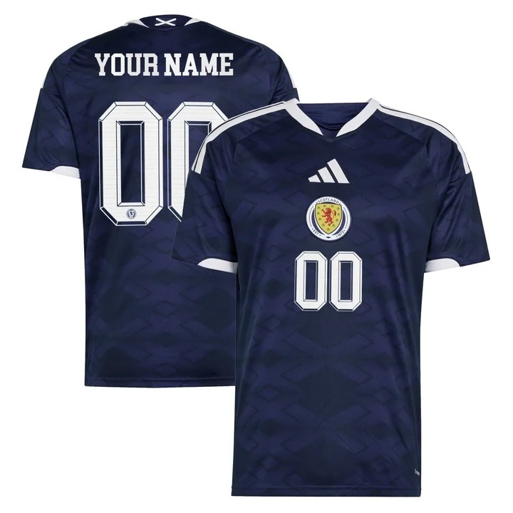 Scotland 2026 World Cup Home Custom Jersey - Sublimated