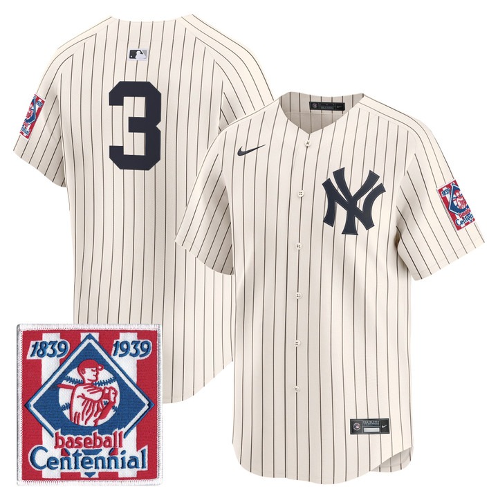 New York Yankees #3 Babe Ruth 2026 Field of Dreams Vapor Premier Limited Jersey - No Name on Back - All Stitched