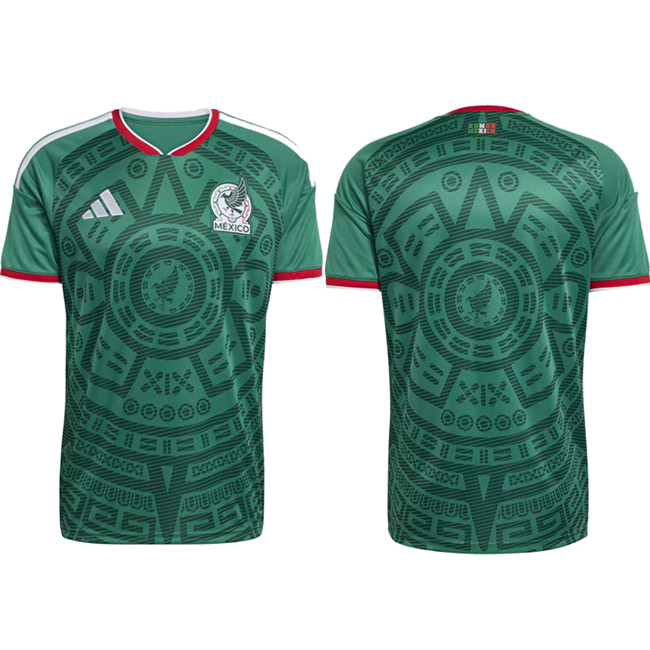 Men's Mexico Blank Green 2026 World Cup Home Soccer Jersey