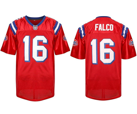 Men's Washington Sentinels #16 Shane Falco Red The Replacements Movie Stitched Jersey