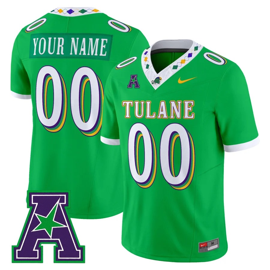 Tulane Green Wave 2026 'City Edition' Vapor Limited Custom Jersey - All Stitched