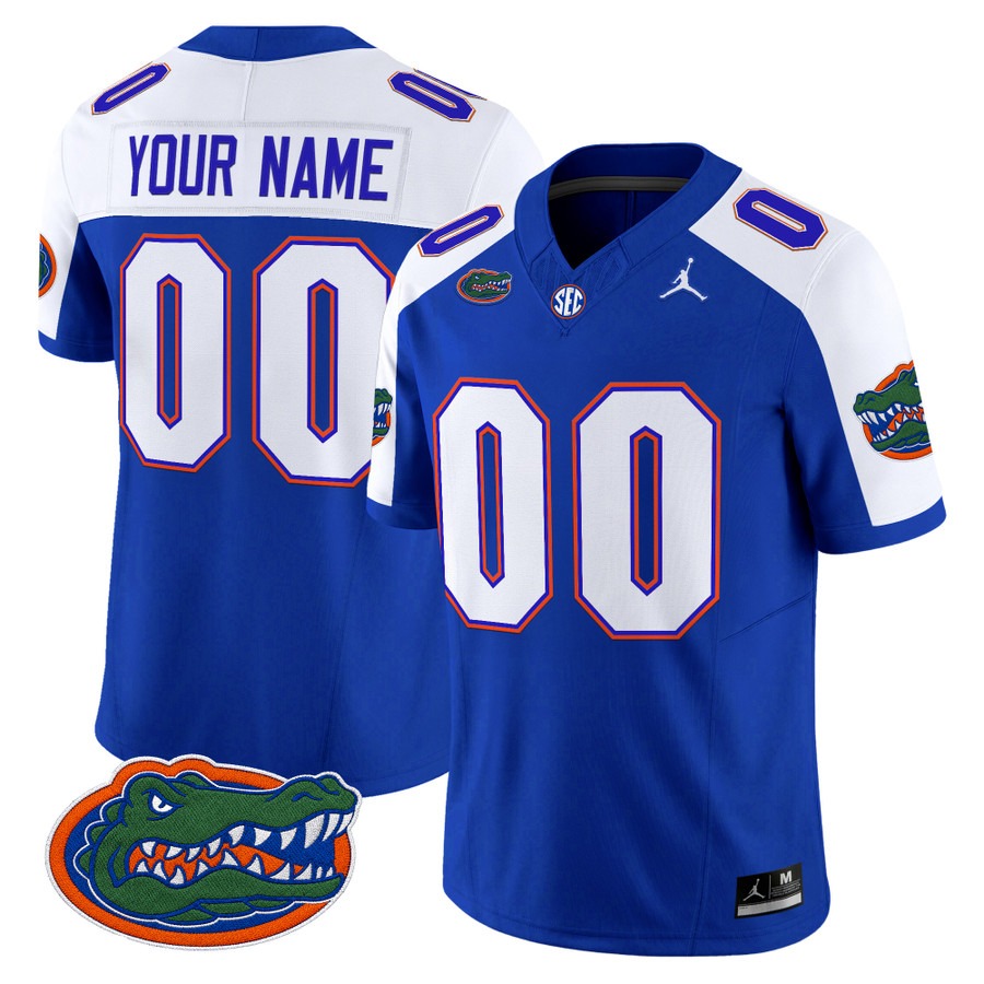 Florida Gators 2026 Vapor Limited Custom Jersey Royal Alternate - All Stitched