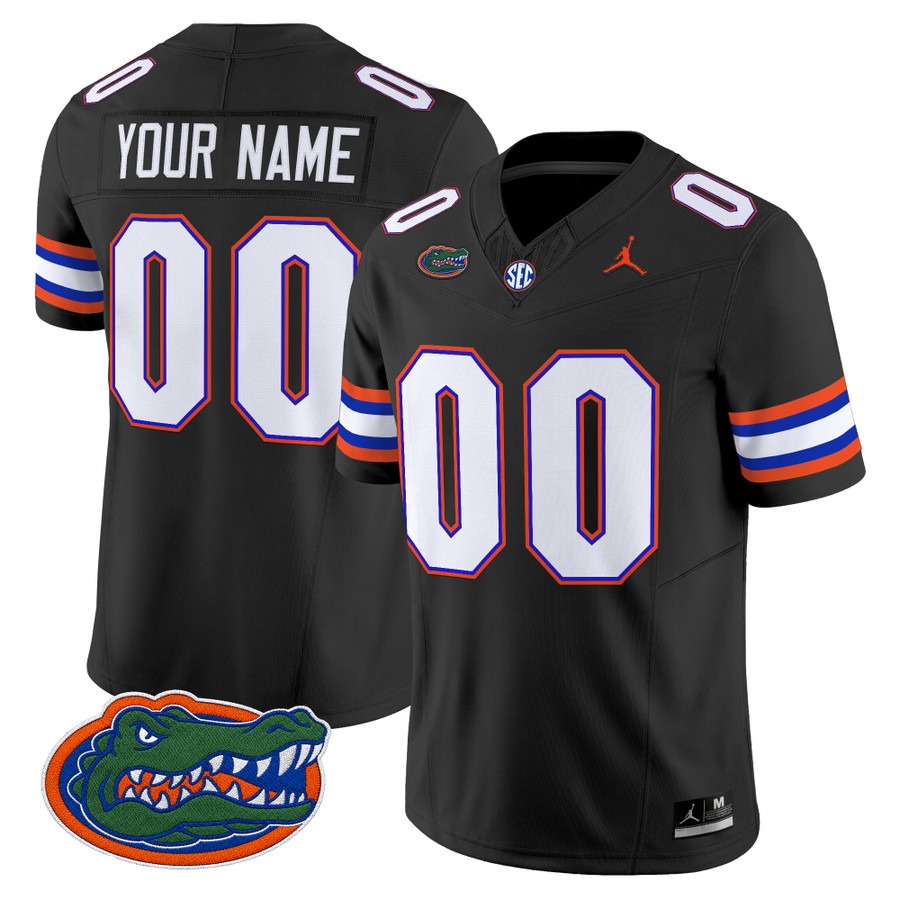 Florida Gators 2026 Vapor Limited Custom Jersey Black - All Stitched