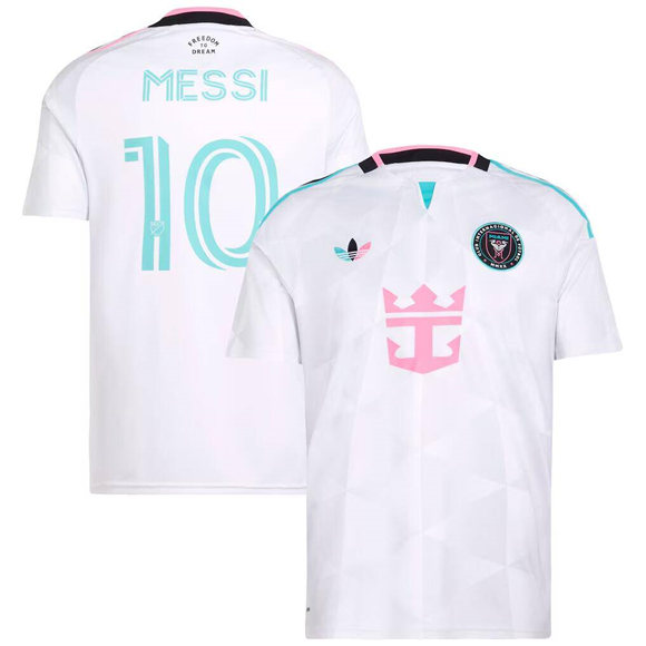 Men's Inter Miami CF #10 Lionel Messi White 2026 Soccer Jersey