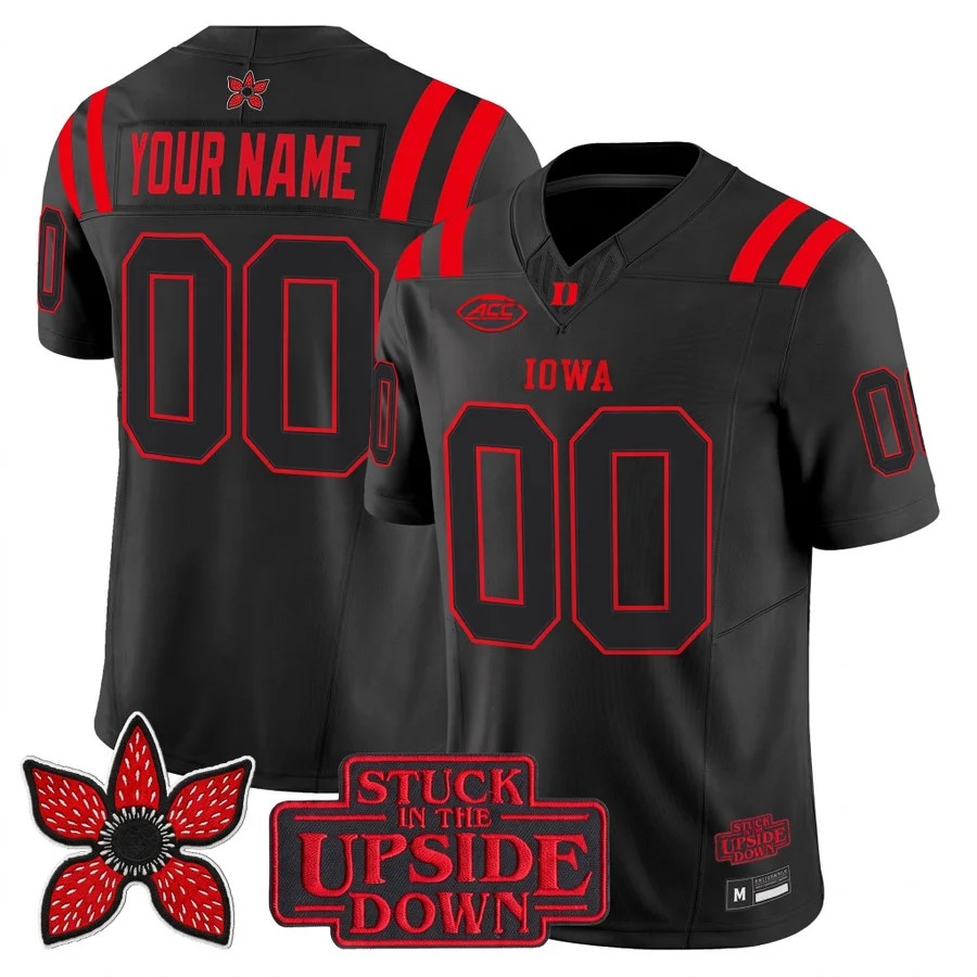Duke Blue Devils Stranger Things Edition Custom Jersey - All Stitched