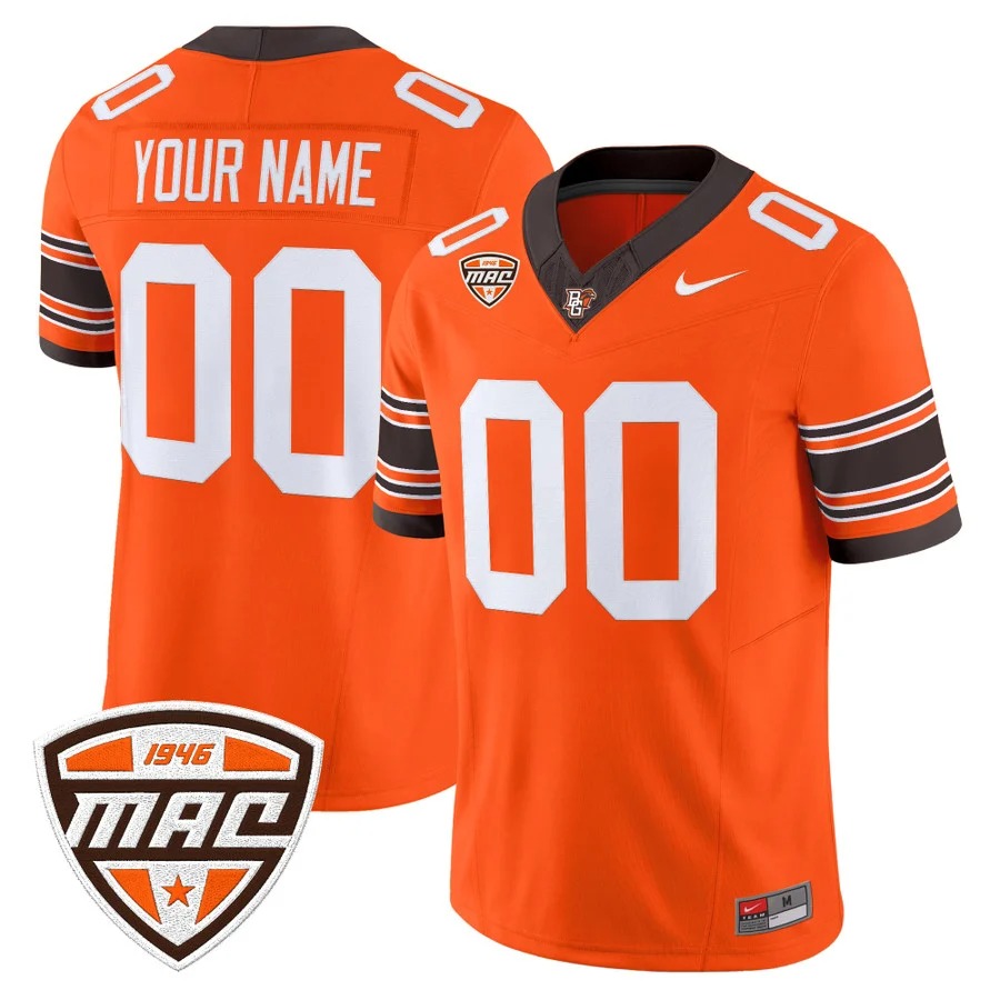 Bowling Green Falcons 2026 Vapor Limited Custom Jersey Orange - All Stitched