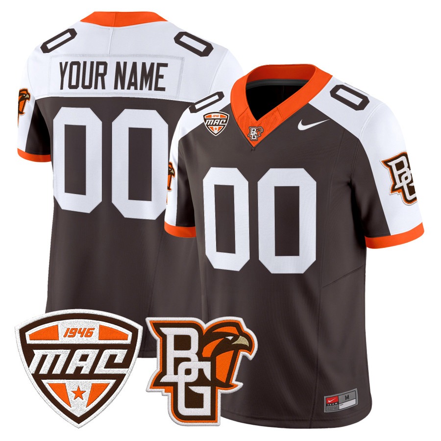 Bowling Green Falcons 2026 Vapor Limited Custom Jersey Brown Alternate - All Stitched