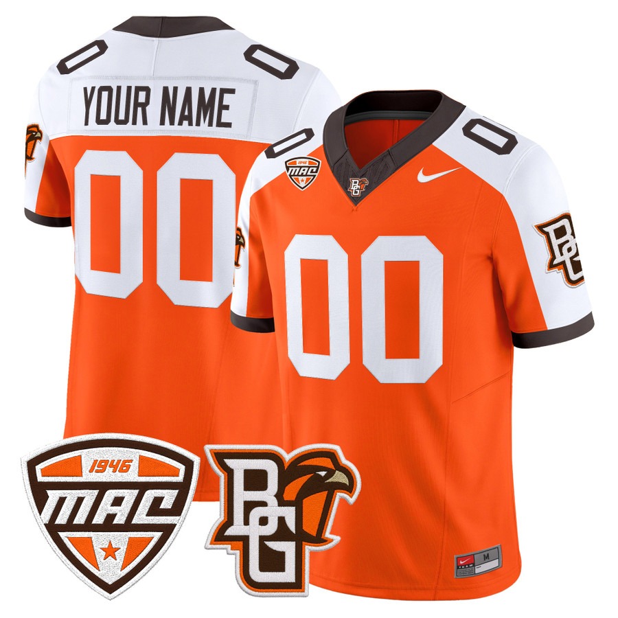 Bowling Green Falcons 2026 Vapor Limited Custom Jersey Orange Alternate - All Stitched