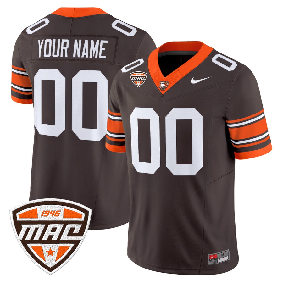 Bowling Green Falcons 2026 Vapor Limited Custom Jersey Brown - All Stitched