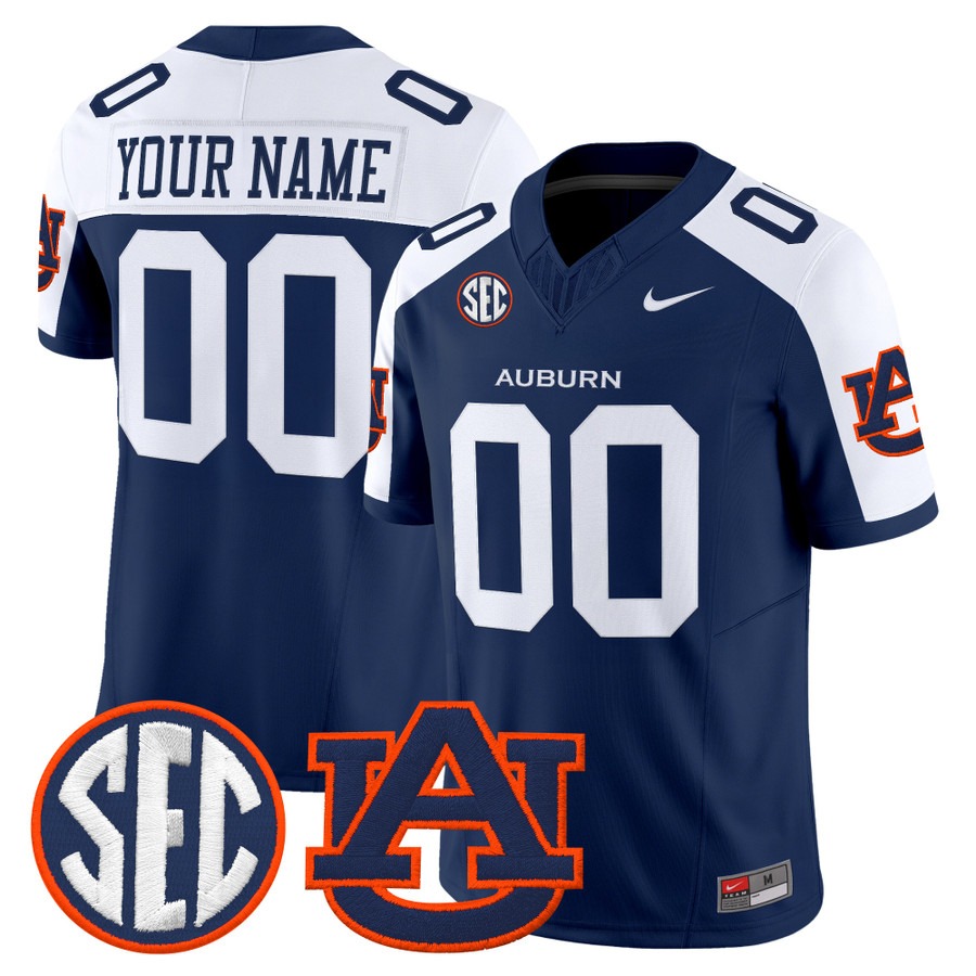 Auburn Tigers 2026 Vapor Limited Custom Jersey Navy Alternate - All Stitched