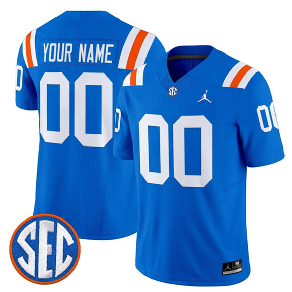 Men & Women & Youth Florida Gators Custom Royal F.U.S.E. 1960s Throwback Vapor Limited Stitched Football Jersey