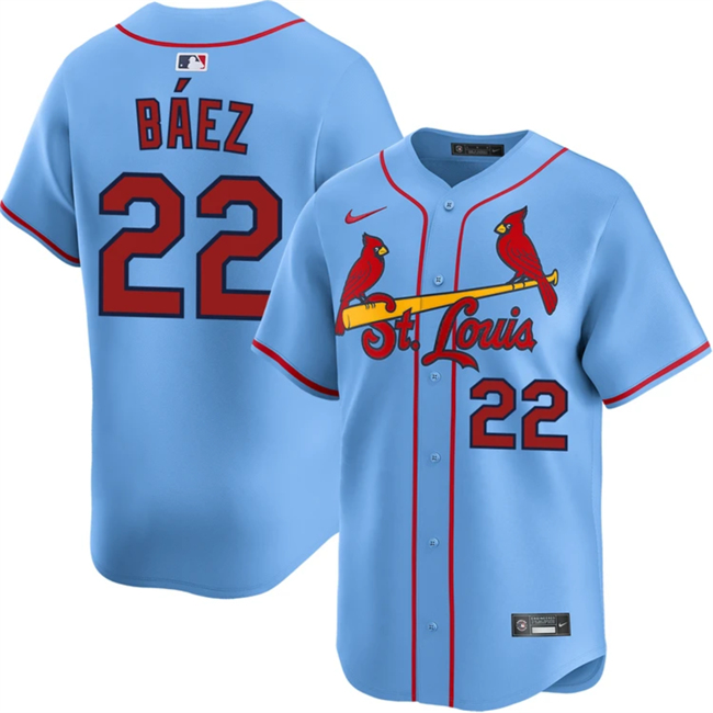Men's St. Louis Cardinals #22 Joshua Baez Blue Alternate Limited Stitched Baseball Jersey