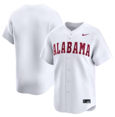 Alabama Crimson Tide Nike Alternate Limited Baseball Jersey - White