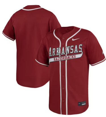 Arkansas Razorbacks Nike Limited Baseball Jersey - Cardinal