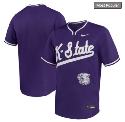 Kansas State Wildcats Nike Limited Baseball Jersey - Purple