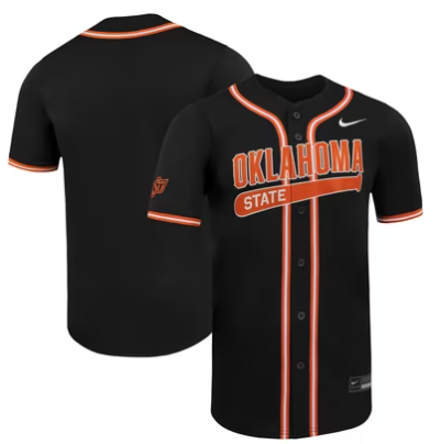 Oklahoma State Cowboys Nike Limited Baseball Jersey - Black