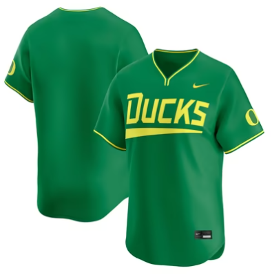 Oregon Ducks Nike Baseball Limited Jersey - Green
