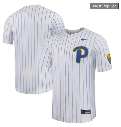 Pitt Panthers Nike Limited Baseball Jersey - White