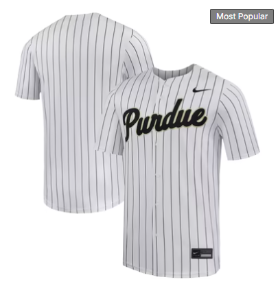 Purdue Boilermakers Nike Limited Baseball Jersey - White