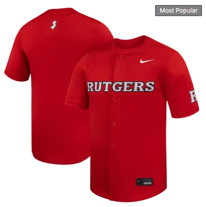 Rutgers Scarlet Knights Nike Limited Baseball Jersey - Scarlet