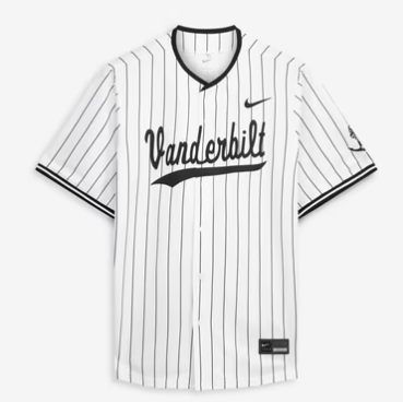 Vanderbilt Commodores Nike Limited Baseball Jersey - White