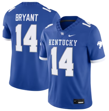 #14 Ty Bryant Kentucky Wildcats Nike Home Game Jersey - Royal