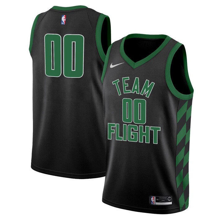Team Flight Basketball Custom Jersey Black - All Stitched