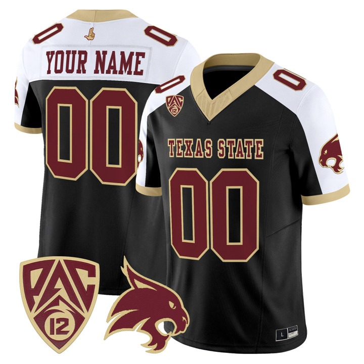Texas State Bobcats 2026 Vapor Limited Custom Jersey Black Alternate - All Stitched