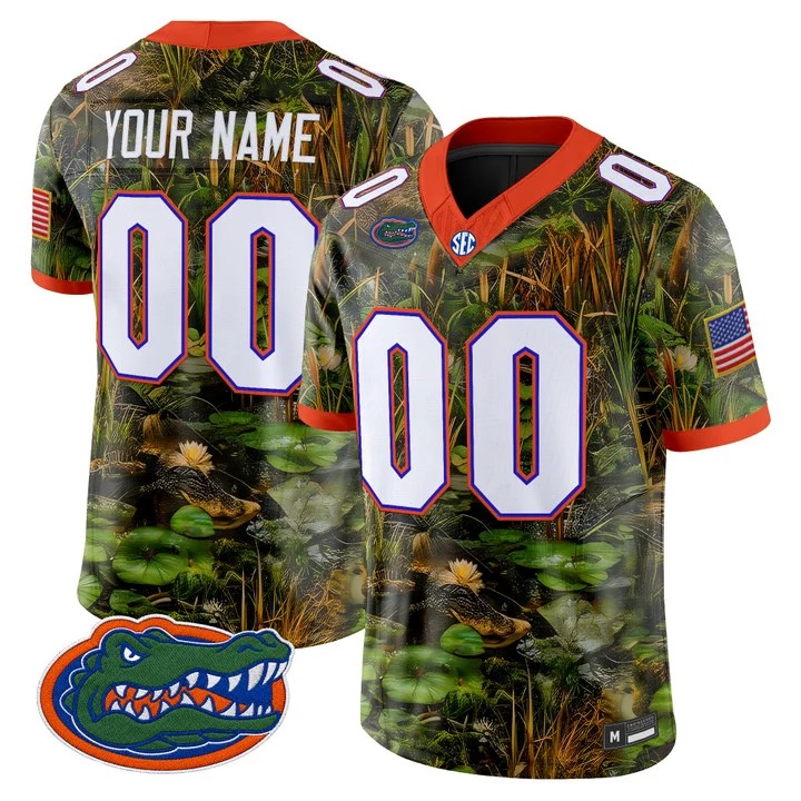 Florida Gators Camouflage Edition 2026 Vapor Limited Custom Jersey - All Stitched