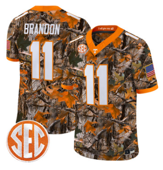 Tennessee Volunteers #11 Faizon Brandon Camouflage Edition 2026 Vapor Limited Jersey - All Stitched