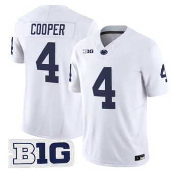 Penn State Nittany Lions #4 Jeremiah Cooper White 2026 Vapor Limited Jersey - All Stitched