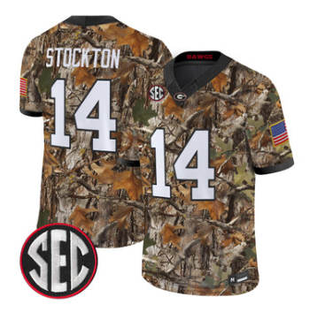 Georgia Bulldogs #14 Gunner Stockton Camouflage Edition 2026 Vapor Limited Jersey - All Stitched