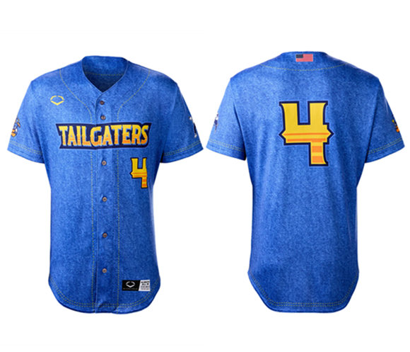 Men's Tailgaters EvoShield ACTIVE PLAYER Custom Blue Jersey