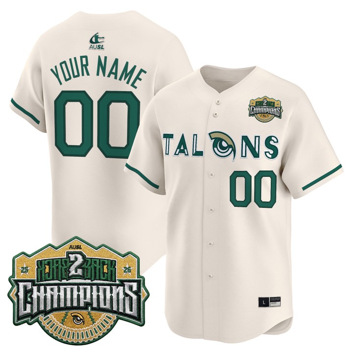 Utah Talons 2026 Back-To-Back Athletes Unlimited Softball League (AUSL) Champions Vapor Premier Limited Custom Jersey White - All Stitched