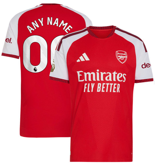 Men's Arsenal F.C Active Player Custom 2026-27 Red Home Soccer Jersey