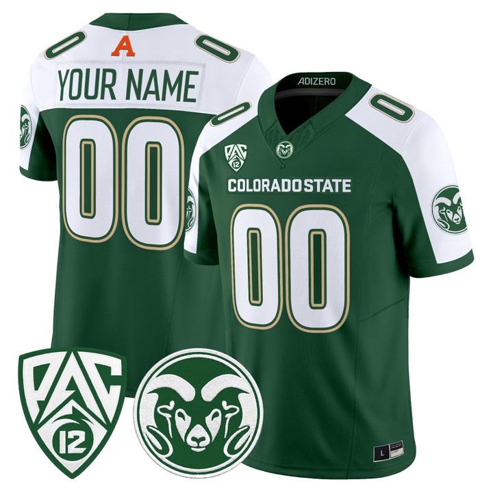 Colorado State Rams 2026 Vapor Limited Custom Jersey Green Alternate - All stitched